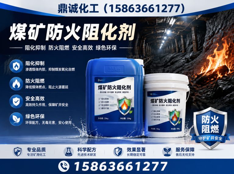 青州市煤矿防火阻化剂展示图